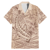 Pink Gradient Polynesia Family Matching Mermaid Dress and Hawaiian Shirt Hawaiian Tribal Hammerhead Shark Tattoo
