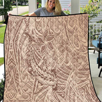 Pink Gradient Polynesia Quilt Hawaiian Tribal Hammerhead Shark Tattoo