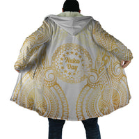 Cook Islands Gospel Day Cloak Happy Nuku Day Tiare Maori Gold