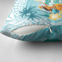 Ura Cook Islands Pillow Cover Kuki 'Airani Traditional Dance Tropical Vibes LT14 - Polynesian Pride