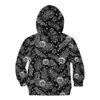 Hawaii Christmas Kid Hoodie Tropical Style With Coat Of Arms LT14 - Polynesian Pride