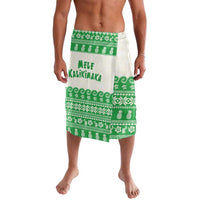 Green Mele Kalikimaka Hawaii Lavalava Funny Ho Ho Ho Santa Shaka - Polynesian Pride