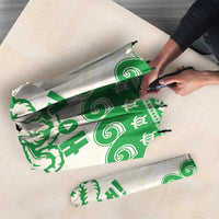 Green Mele Kalikimaka Hawaii Umbrella Funny Ho Ho Ho Santa Shaka LT14 - Polynesian Pride