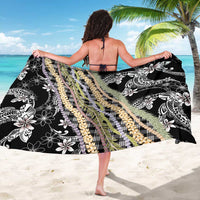 Black Palaka Hawaii Leis Sarong Hawaiian-plaid Elegant Tropical Vibes LT14 - Polynesian Pride