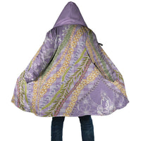 Purple Palaka Hawaii Leis Cloak Hawaiian-plaid Elegant Tropical Vibes - Polynesian Pride