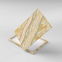 Yellow Palaka Hawaii Leis Canvas Wall Art Hawaiian-plaid Elegant Tropical Vibes - Polynesian Pride