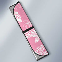 Pink Palaka Hawaii Leis Auto Sun Shade Hawaiian-plaid Elegant Tropical Vibes - Polynesian Pride