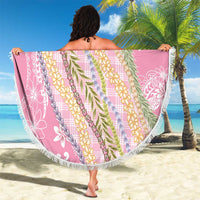 Pink Palaka Hawaii Leis Beach Blanket Hawaiian-plaid Elegant Tropical Vibes - Polynesian Pride