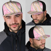Pink Palaka Hawaii Leis Mesh Trucker Cap Hawaiian-plaid Elegant Tropical Vibes LT14 - Polynesian Pride