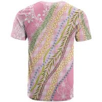 Pink Palaka Hawaii Leis T Shirt Hawaiian-plaid Elegant Tropical Vibes LT14 - Polynesian Pride