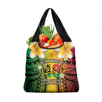 Vanuatu Independence Day Grocery Bag Long God Yumi Stanap Happy 46th Anniversary LT14 1-pack One Size Reggae - Polynesian Pride