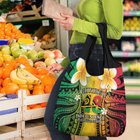 Vanuatu Independence Day Grocery Bag Long God Yumi Stanap Happy 46th Anniversary LT14 - Polynesian Pride