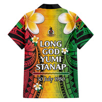 Vanuatu Independence Day Hawaiian Shirt Long God Yumi Stanap Happy 46th Anniversary LT14 - Polynesian Pride