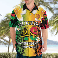 Vanuatu Independence Day Hawaiian Shirt Long God Yumi Stanap Happy 46th Anniversary LT14 - Polynesian Pride