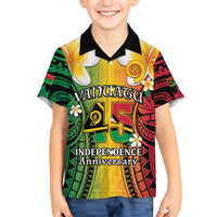 Vanuatu Independence Day Hawaiian Shirt Long God Yumi Stanap Happy 46th Anniversary LT14 - Polynesian Pride