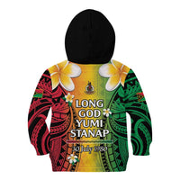 Vanuatu Independence Day Kid Hoodie Long God Yumi Stanap Happy 46th Anniversary LT14 - Polynesian Pride