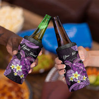 Personalised Aloha Hawaii Kauai Island 4 in 1 Can Cooler Tumbler Garden Isle Map Sea Turtle Plumeria