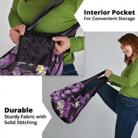 Personalised Aloha Hawaii Kauai Island Grocery Bag Garden Isle Map Sea Turtle Plumeria