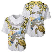 Personalised Aloha Hawaii Niihau Island Baseball Jersey Forbidden Isle Map Shell Lei
