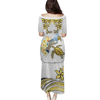 Personalised Aloha Hawaii Niihau Island Puletasi Forbidden Isle Map Shell Lei