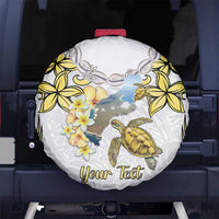 Personalised Aloha Hawaii Niihau Island Spare Tire Cover Forbidden Isle Map Shell Lei