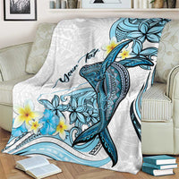 Personalised Aloha Hawaii Kahoolawe Island Blanket Target Isle Map With Humpback Whale