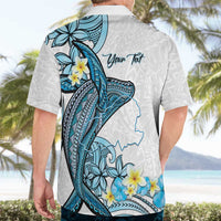 Personalised Aloha Hawaii Kahoolawe Island Hawaiian Shirt Target Isle Map With Humpback Whale