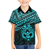 Matariki New Zealand Hawaiian Shirt Maori New Year Tiki Turquoise Version LT14 - Polynesian Pride