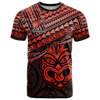 Custom Matariki New Zealand T Shirt Maori New Year Tiki Red Version LT14