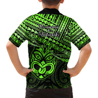 Matariki New Zealand Hawaiian Shirt Maori New Year Tiki Green Version LT14 - Polynesian Pride