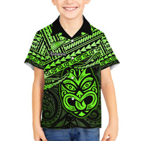 Personalised Matariki New Zealand Hawaiian Shirt Maori New Year Tiki Green Version LT14 - Polynesian Pride