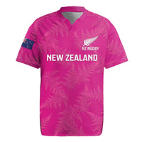 Custom New Zealand Silver Fern Rugby Rugby Jersey Go Aotearoa - Pink Version