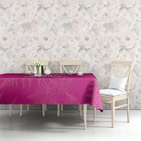 Custom New Zealand Silver Fern Rugby Tablecloth Go Aotearoa - Pink Version LT14 - Polynesian Pride