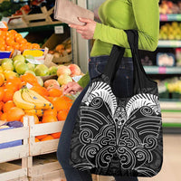 Kia Kaha Te Reo Maori Grocery Bag Aotearoa Hei Tiki With Hongi