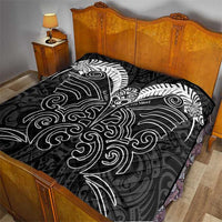 Kia Kaha Te Reo Maori Quilt Aotearoa Hei Tiki With Hongi LT14 - Polynesian Pride