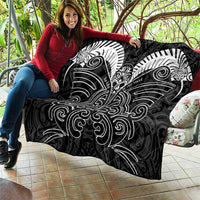 Kia Kaha Te Reo Maori Quilt Aotearoa Hei Tiki With Hongi LT14 - Polynesian Pride