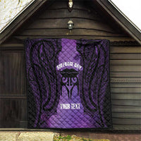 Personalised New Zealand Suffrage Day Quilt Maori Tattoo Galaxy Vibe - Polynesian Pride