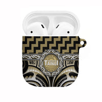Aotearoa Waikato Tainui AirPods Case Maori Iwi Poutama Puhoro Tattoo LT14 Old Yellow - Polynesian Pride