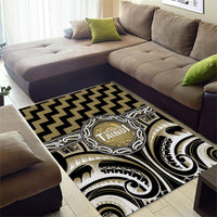 Aotearoa Waikato Tainui Area Rug Maori Iwi Poutama Puhoro Tattoo LT14 - Polynesian Pride