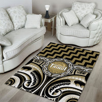 Aotearoa Waikato Tainui Area Rug Maori Iwi Poutama Puhoro Tattoo LT14 - Polynesian Pride