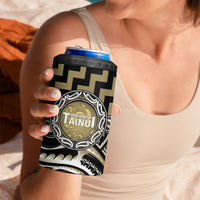 Aotearoa Waikato Tainui Personalised 4 in 1 Can Cooler Tumbler Maori Iwi Poutama Puhoro Tattoo LT14 - Polynesian Pride