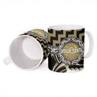 Aotearoa Waikato Tainui Personalised Ceramic Mug Maori Iwi Poutama Puhoro Tattoo LT14 - Polynesian Pride