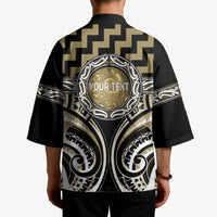 Aotearoa Waikato Tainui Personalised Kimono Maori Iwi Poutama Puhoro Tattoo LT14 - Polynesian Pride