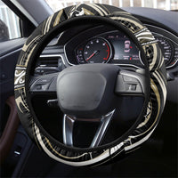 Aotearoa Waikato Tainui Steering Wheel Cover Maori Iwi Poutama Puhoro Tattoo LT14 - Polynesian Pride