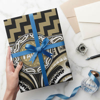 Aotearoa Waikato Tainui Wrapping Paper Maori Iwi Poutama Puhoro Tattoo LT14 - Polynesian Pride