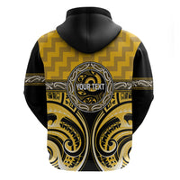 Aotearoa Ngati Whatua Personalised Hoodie Maori Iwi Poutama Puhoro Tattoo LT14 - Polynesian Pride
