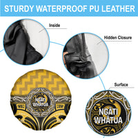 Aotearoa Ngati Whatua Spare Tire Cover Maori Iwi Poutama Puhoro Tattoo LT14 - Polynesian Pride