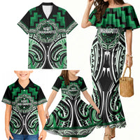 Aotearoa Ngati Maniapoto Personalised Family Matching Mermaid Dress and Hawaiian Shirt Maori Iwi Poutama Puhoro Tattoo LT14 - Polynesian Pride