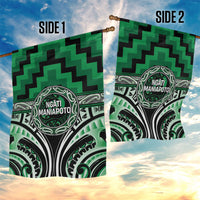 Aotearoa Ngati Maniapoto Garden Flag Maori Iwi Poutama Puhoro Tattoo LT14 - Polynesian Pride