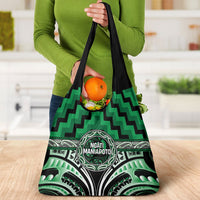 Aotearoa Ngati Maniapoto Grocery Bag Maori Iwi Poutama Puhoro Tattoo LT14 - Polynesian Pride
